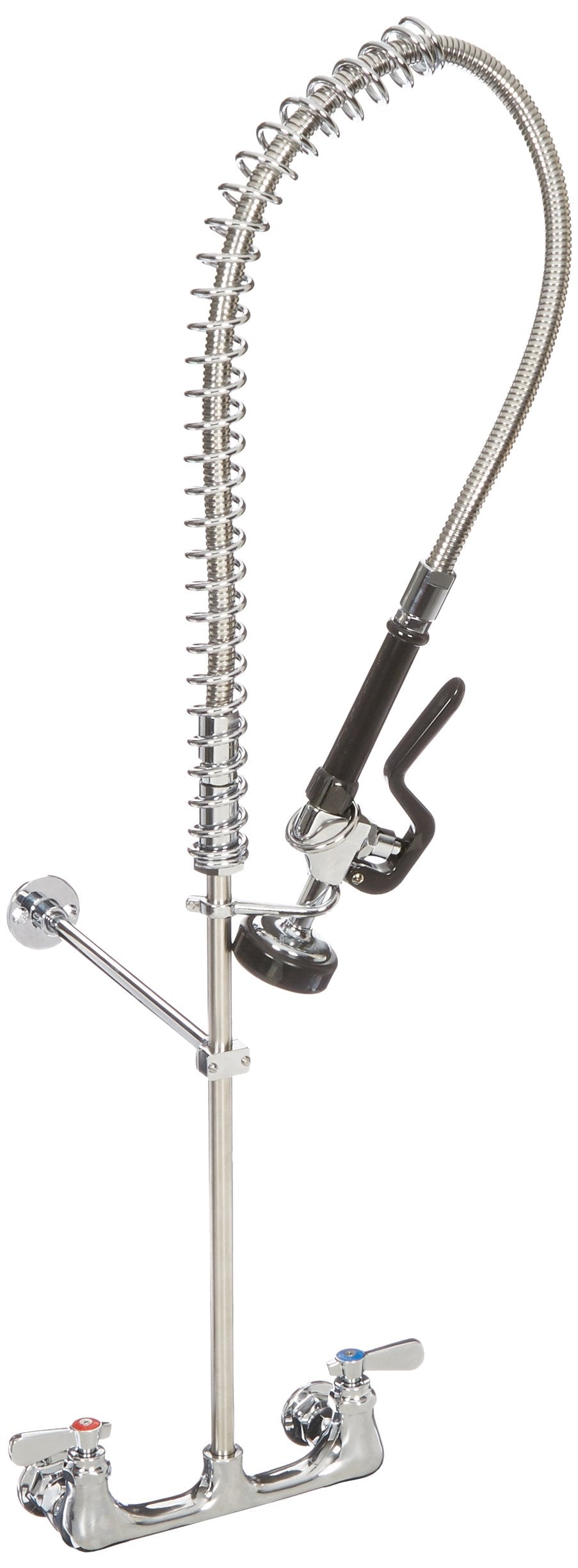 John Boos PB-PRW-1LF Faucet, Pre-Rinse Unit, for ProBowl Sinks, Low-Lead, Splash Mount 8" On-Center