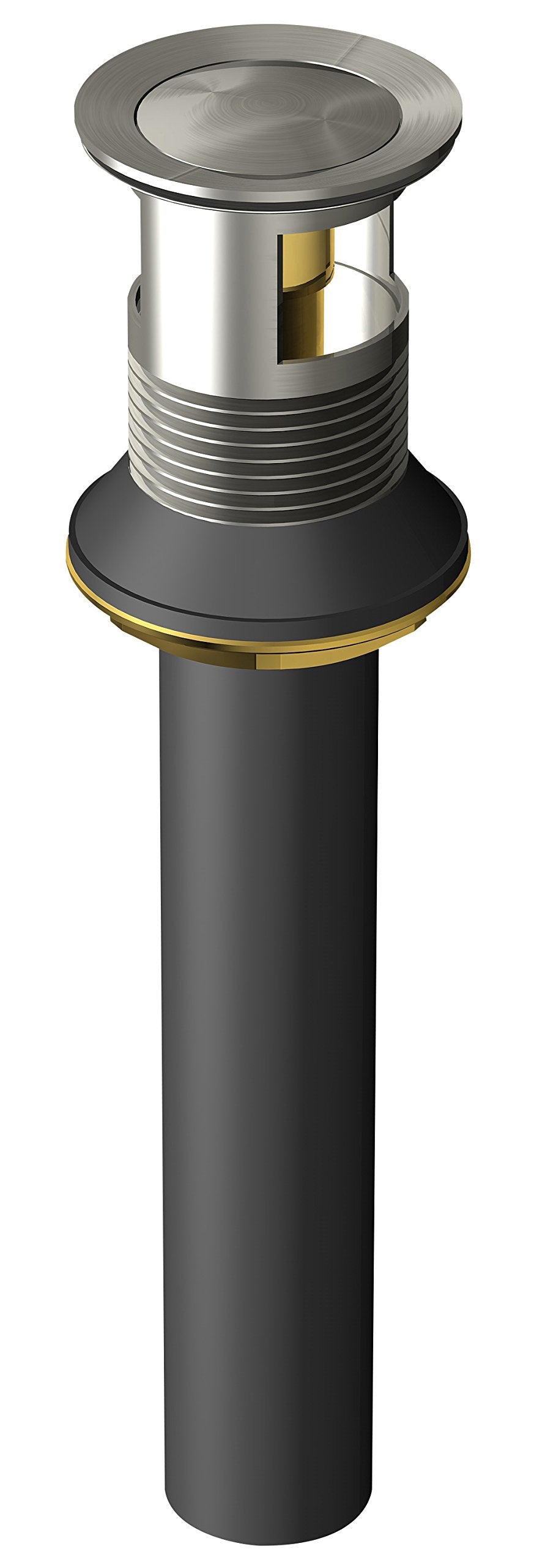 Gerber DA505219PBN Brushed Nickel 1 1/4" 50/50 Touch-down Drain Assembly