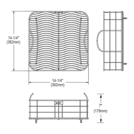 Elkay LKWRB1716SS Stainless Steel Rinsing Basket