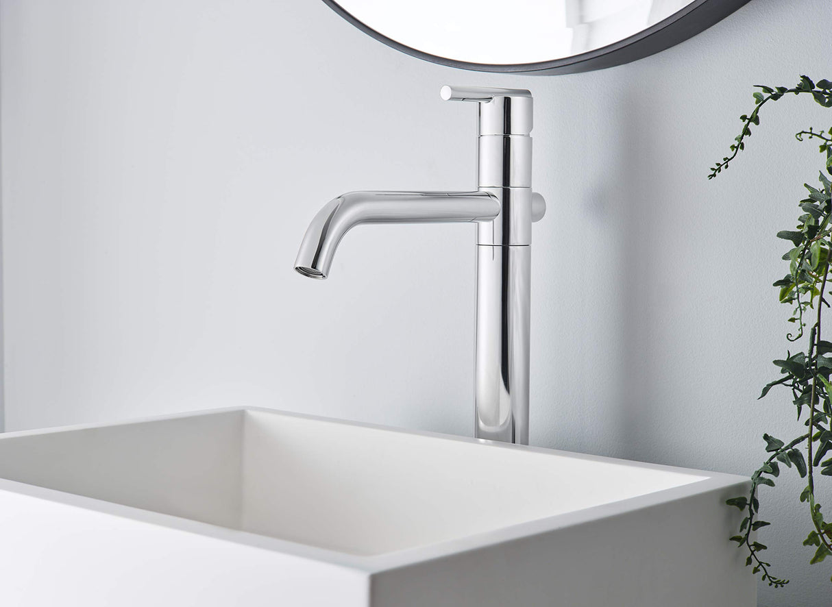 Gerber D225158 Chrome Parma Single Handle Vessel Filler