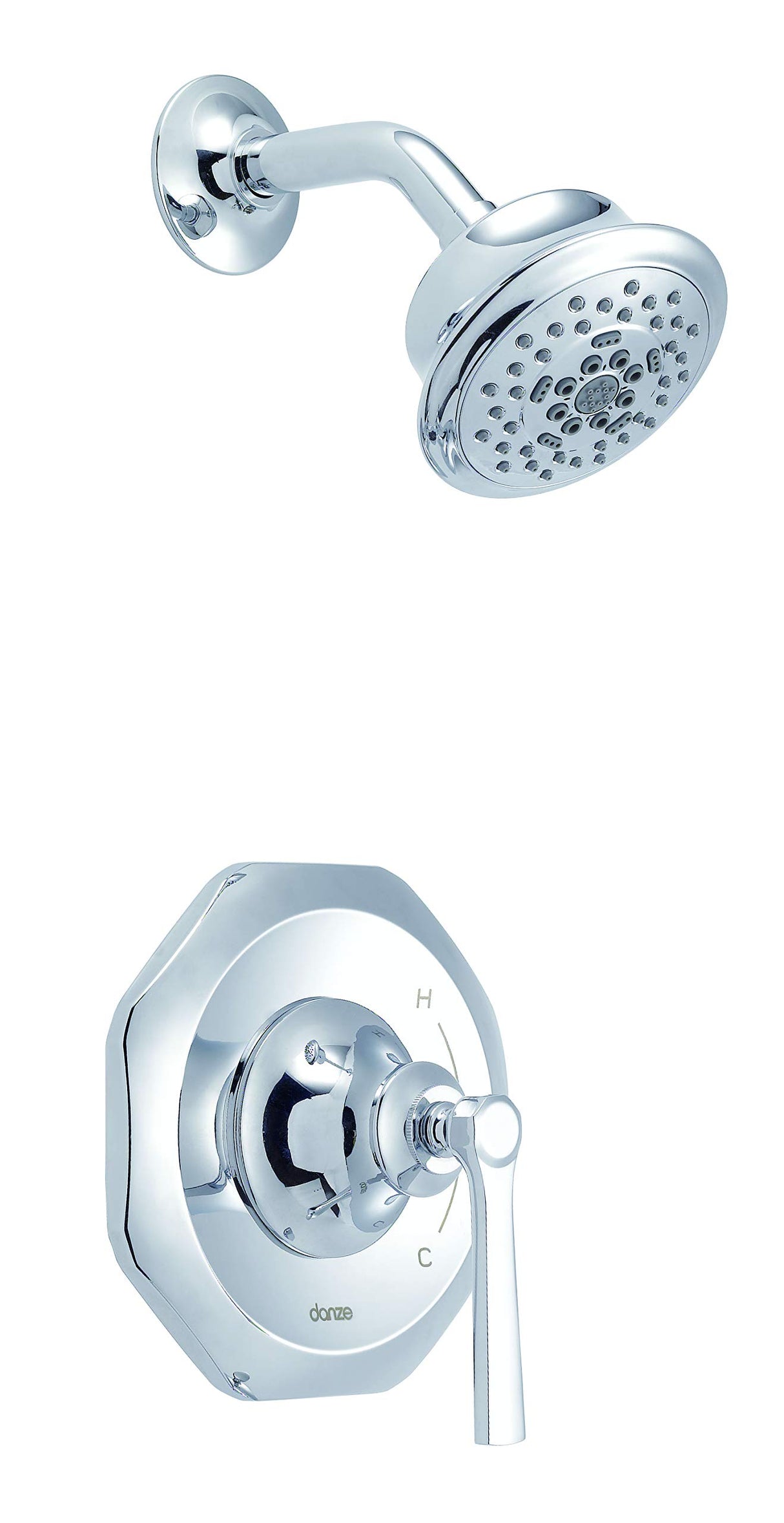 Gerber D501528BNTC Brushed Nickel Draper Shower-only Trim Kit, 1.75GPM