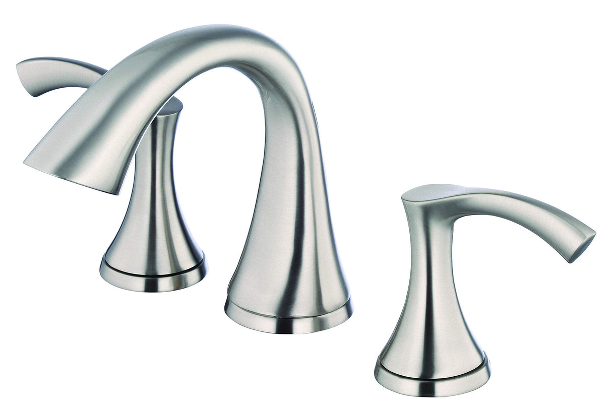Gerber D304222 Chrome Antioch Two Handle Widespread Lavatory Faucet