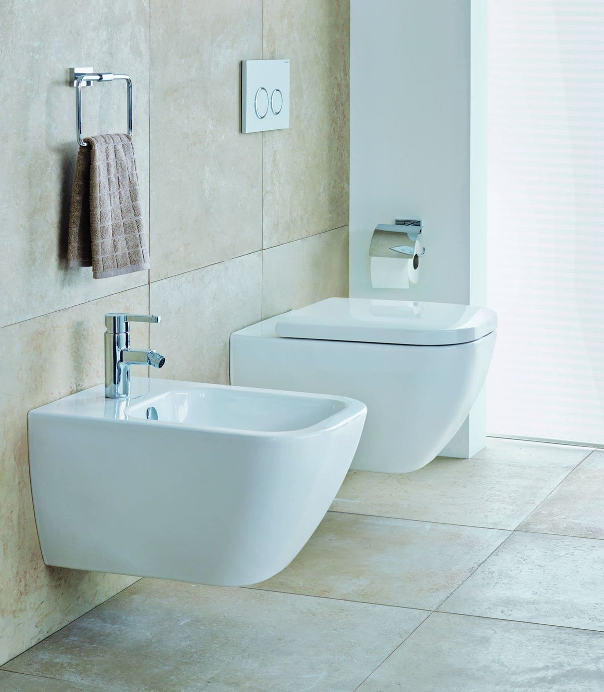 Duravit 2222090092 white Toilet WM 540mm Happy D.2 washdown, rimless, US, Large