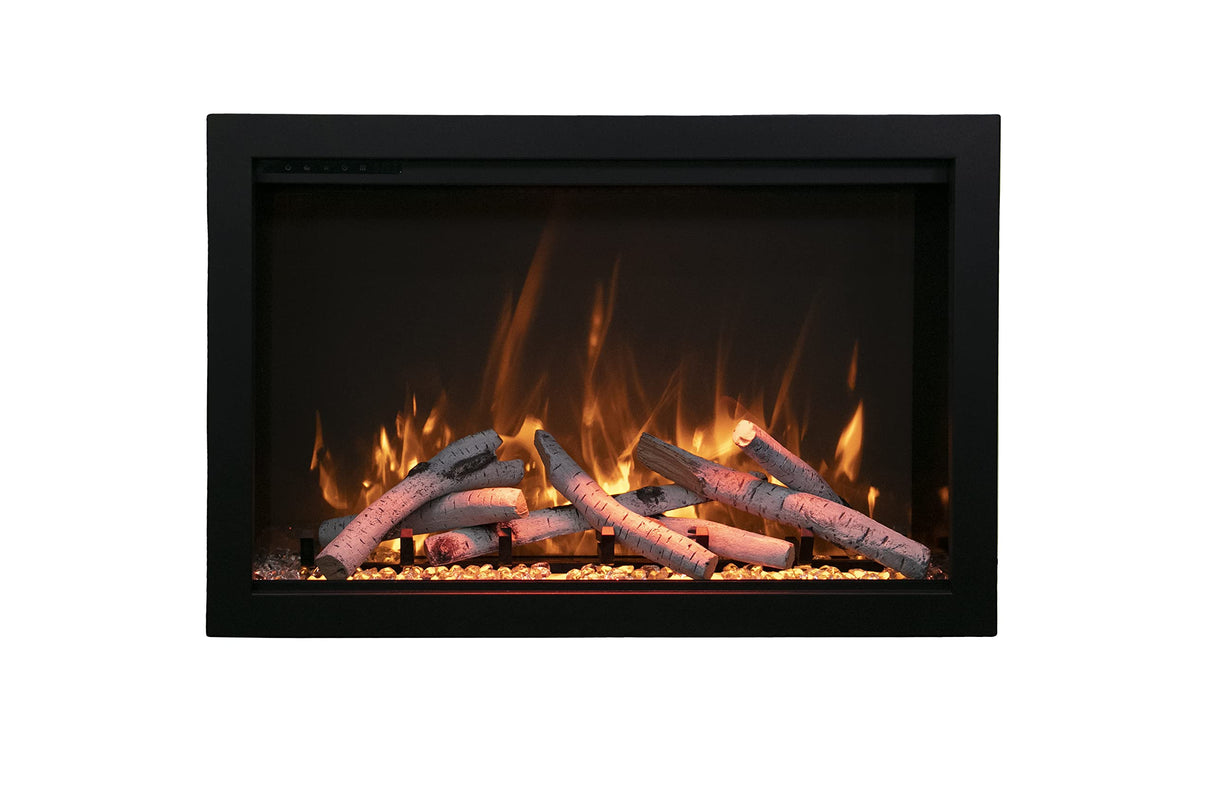 Amantii TRD-48-BESPOKE Traditional Bespoke - 48" Indoor / Outdoor Electric Insert Featuring, WiFi Compatibility, Bluetooth Connectivity, Multi Function Remote, and a Selection of Media Options