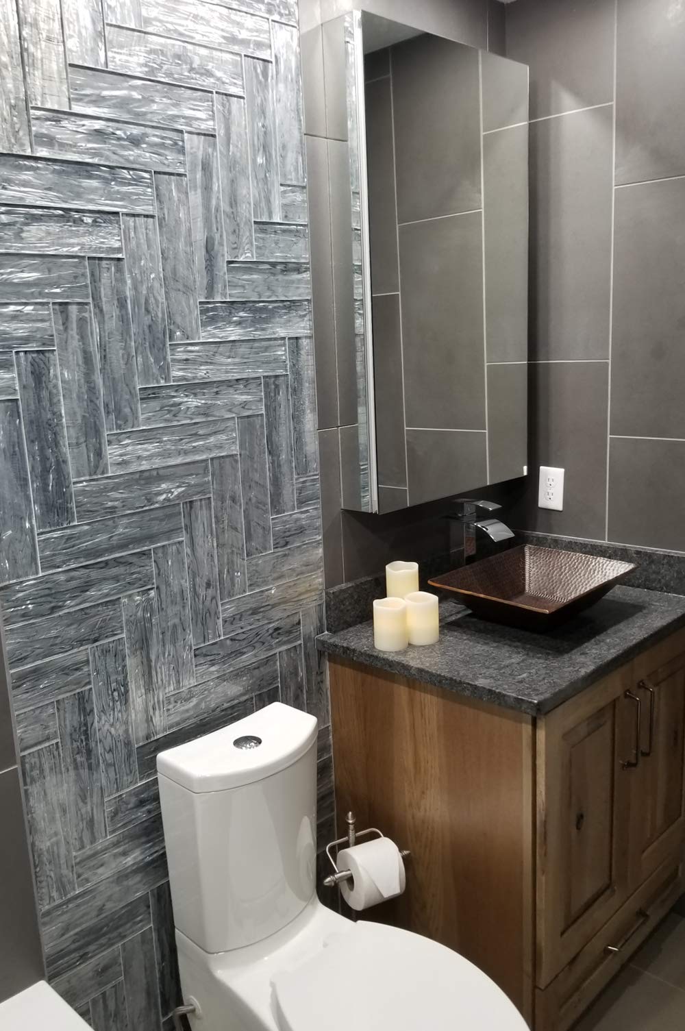 Premier Copper Products PVMRECDB 17-Inch Modern Rectangle Hand Forged Old World Copper Vessel Sink