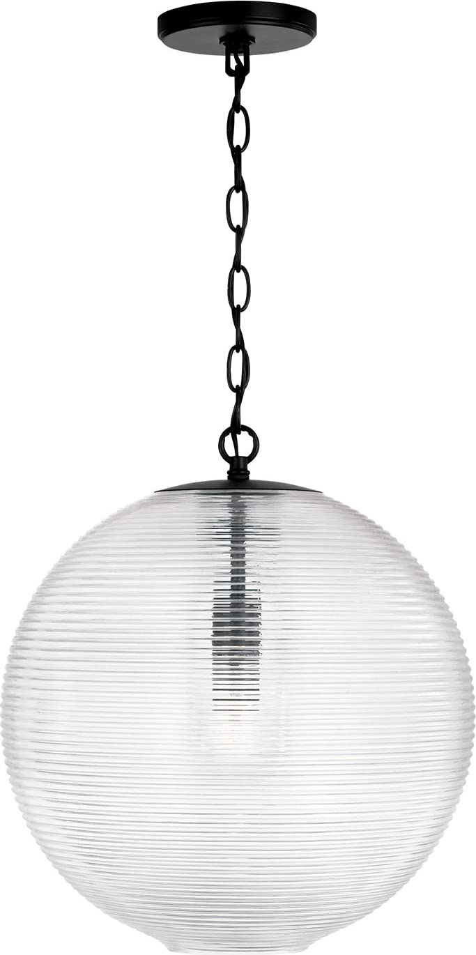 Capital Lighting 349911MB Dolan 1 Light Pendant Matte Black