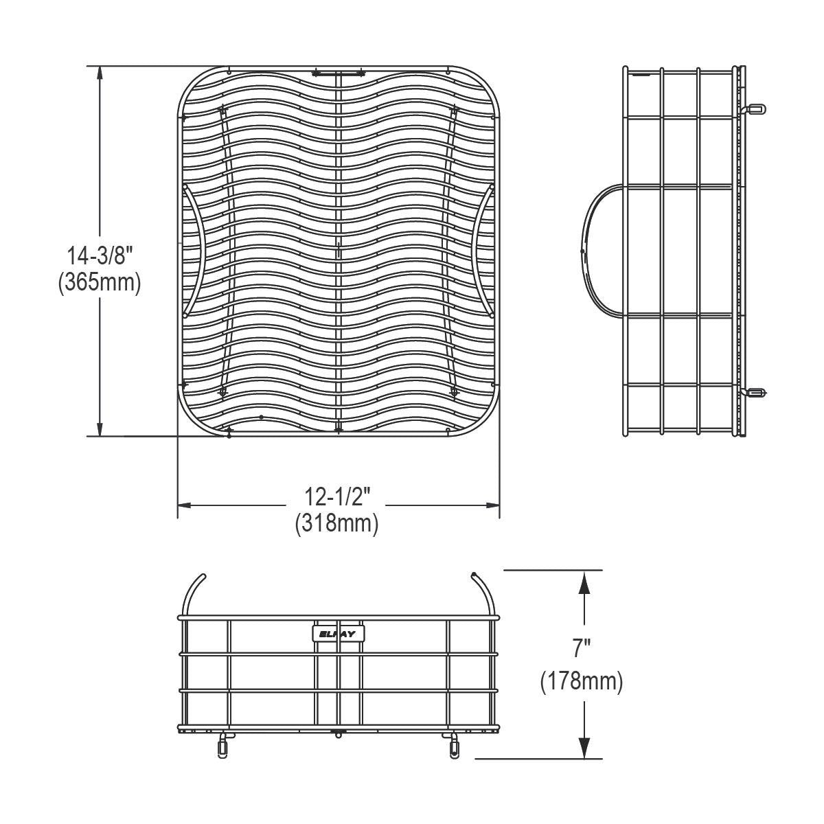 Elkay LKWRB1416SS Stainless Steel Rinsing Basket