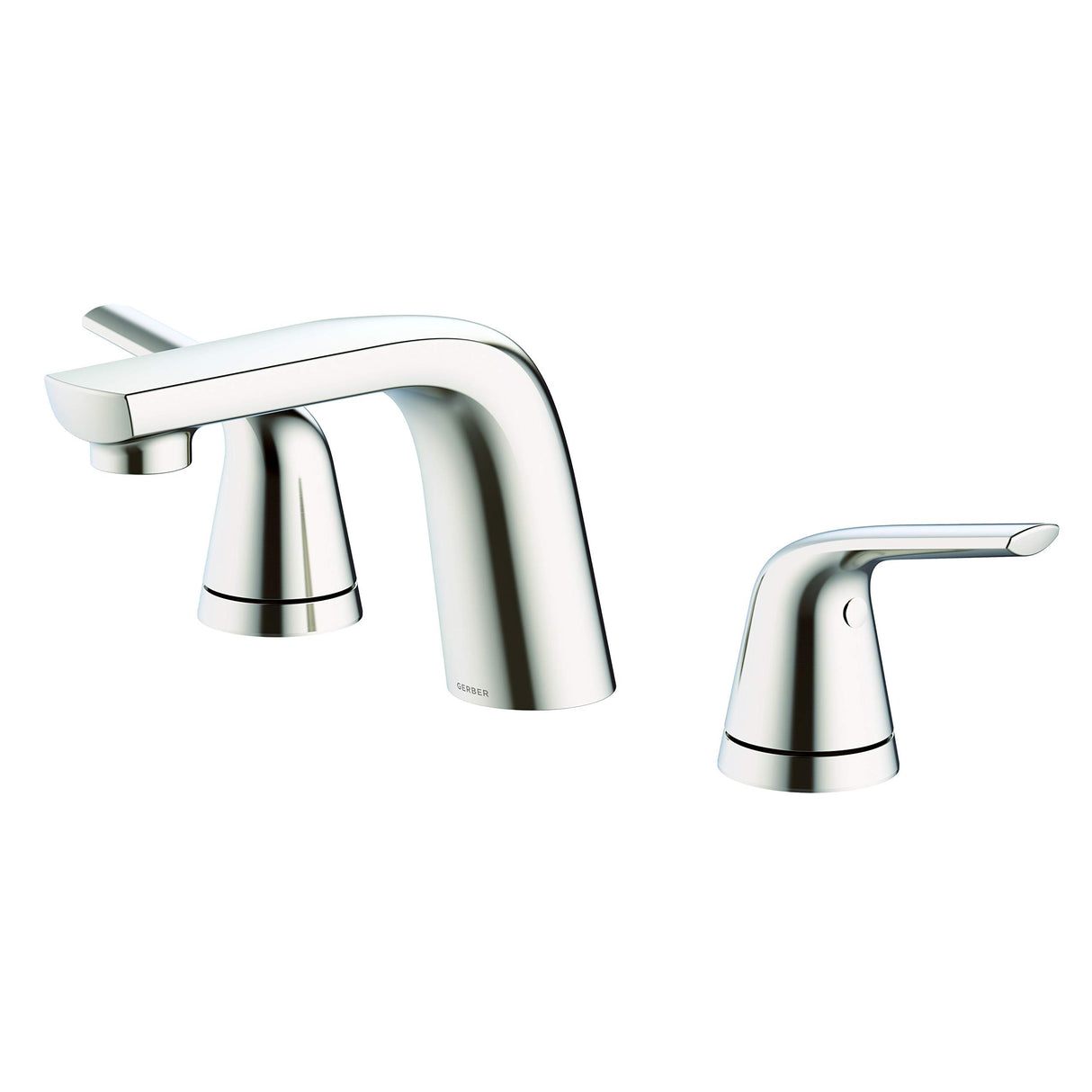 Gerber D304134BN Brushed Nickel Lemora Two Handle Widespread Lavatory Faucet