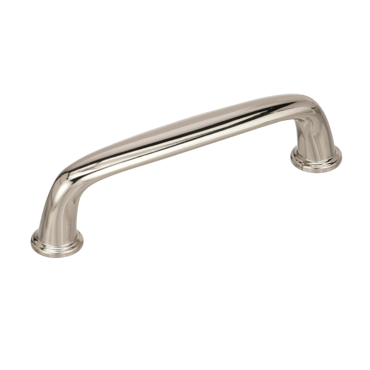 Amerock Cabinet Pull Polished Nickel 3-3/4 inch (96 mm) Center to Center Kane 1 Pack Drawer Pull Drawer Handle Cabinet Hardware