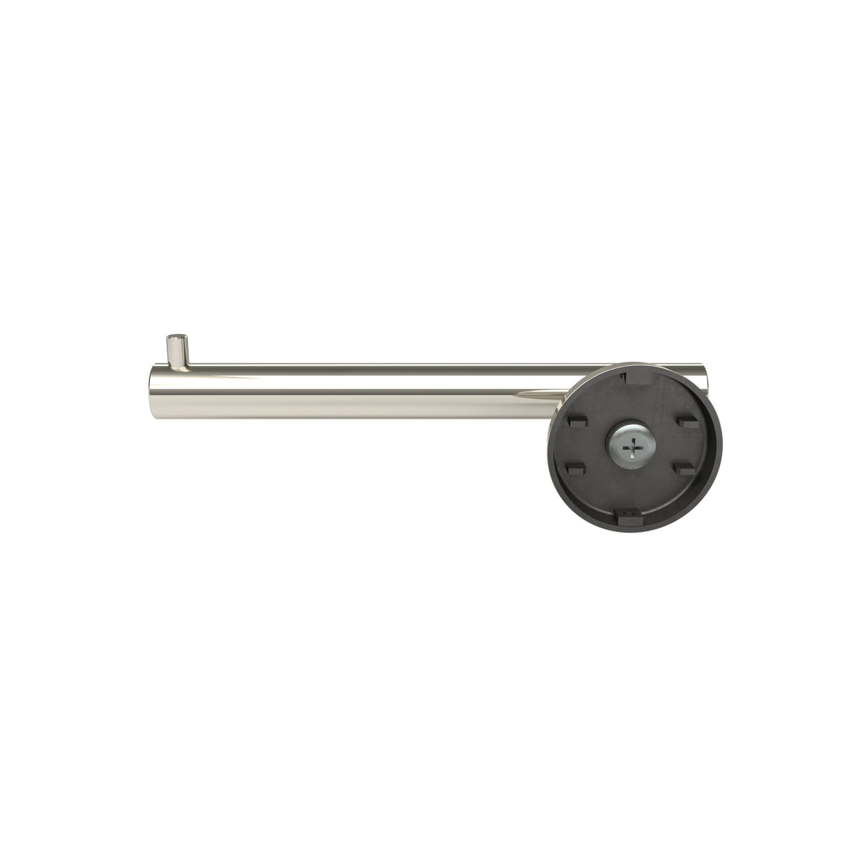 Amerock BH26540PSS Polished Stainless Steel Single Post Toilet Paper Holder 7-1/4 in. (184 mm) Length Toilet Tissue Holder Arrondi Bath Tissue Holder Bathroom Hardware Bath Accessories