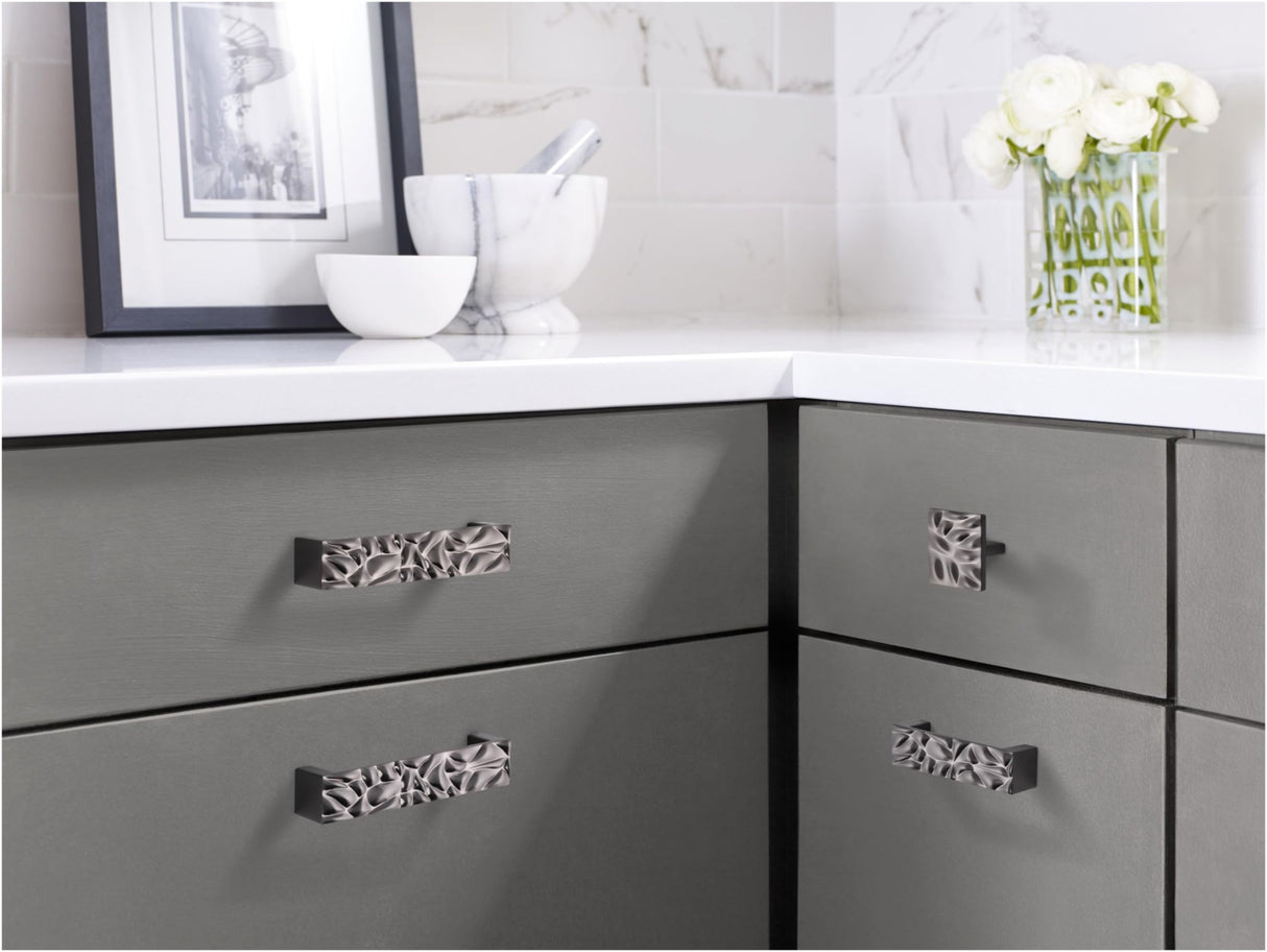 Amerock Cabinet Pull Polished Chrome 5-1/16 inch (128 mm) Center to Center Calathea 1 Pack Drawer Pull Drawer Handle Cabinet Hardware