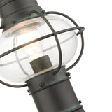 Livex Lighting 26902-61 Newburyport 1 Light 15 inch Charcoal Outdoor Post Top Lantern
