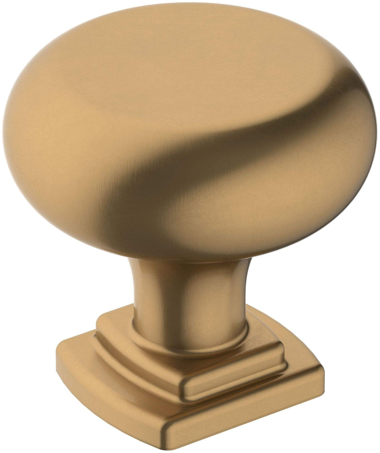Amerock Cabinet Knob Champagne Bronze 1-1/4 inch (32 mm) Diameter Surpass 1 Pack Drawer Knob Cabinet Hardware