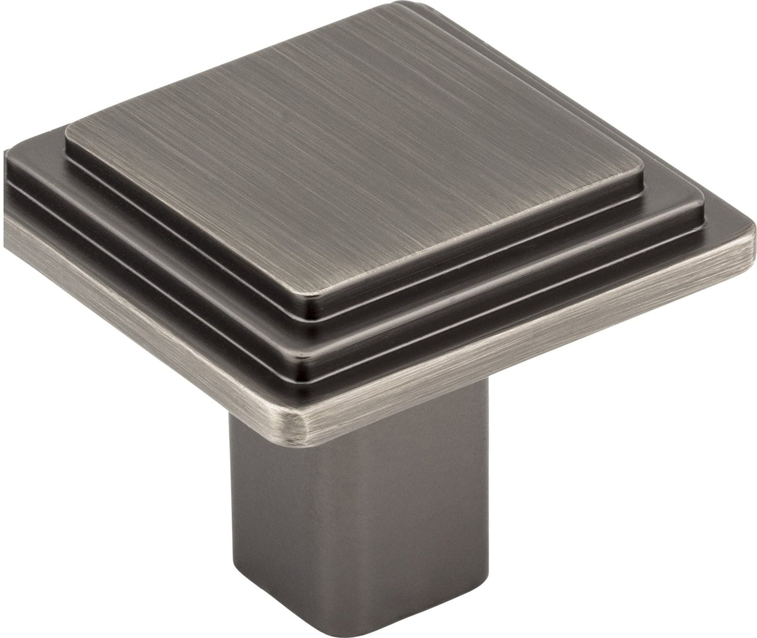 Elements 351L-BNBDL 1-1/4" Overall Length Brushed Pewter Square Calloway Cabinet Knob