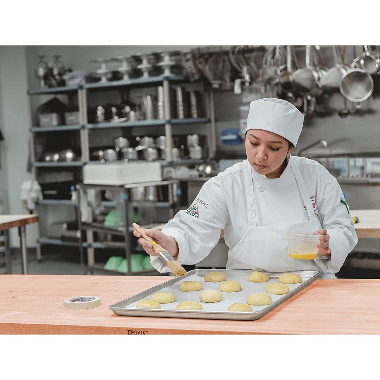 John Boos JNB09 High-Quality Maple Wood Top Work Table with Galvanized Steel Base, 60 x 30 1.5-Inches