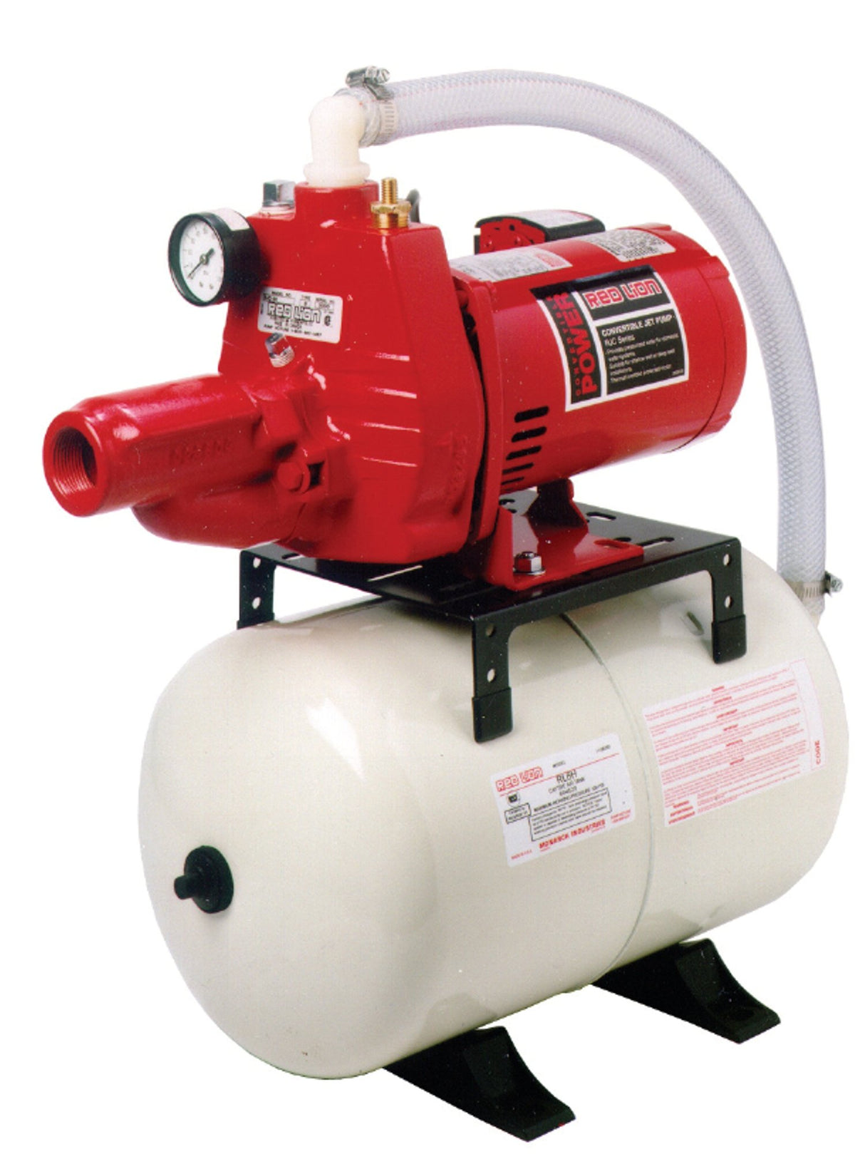 Red Lion RJC-50/RL6H 1/2-HP Convertible Jet Pump and Tank System, 6 Gallon
