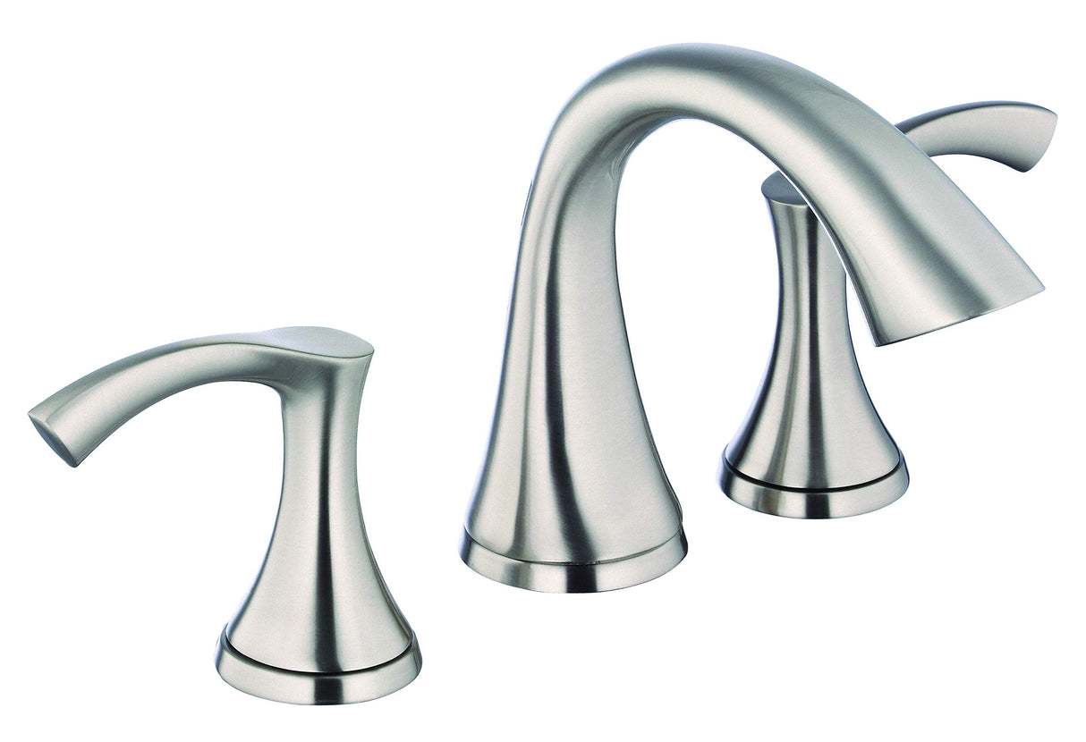 Gerber D304222 Chrome Antioch Two Handle Widespread Lavatory Faucet