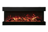 Amantii 72-TRV-XT-XL Trv View Extra Tall Smart Electric - 70" Indoor / Outdoor WiFi Enabled  3 Sided Electric Fireplace Featuring a 22" Height, MultiFunction Remote, Multi Speed Flame Motor, and a Selection of Media Options