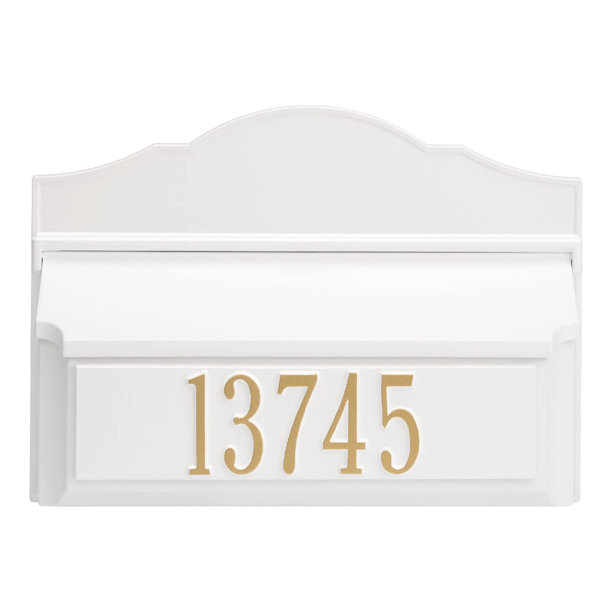 Whitehall 11256 - Colonial Wall Mailbox Package #2 (Mailbox & Plaque)
