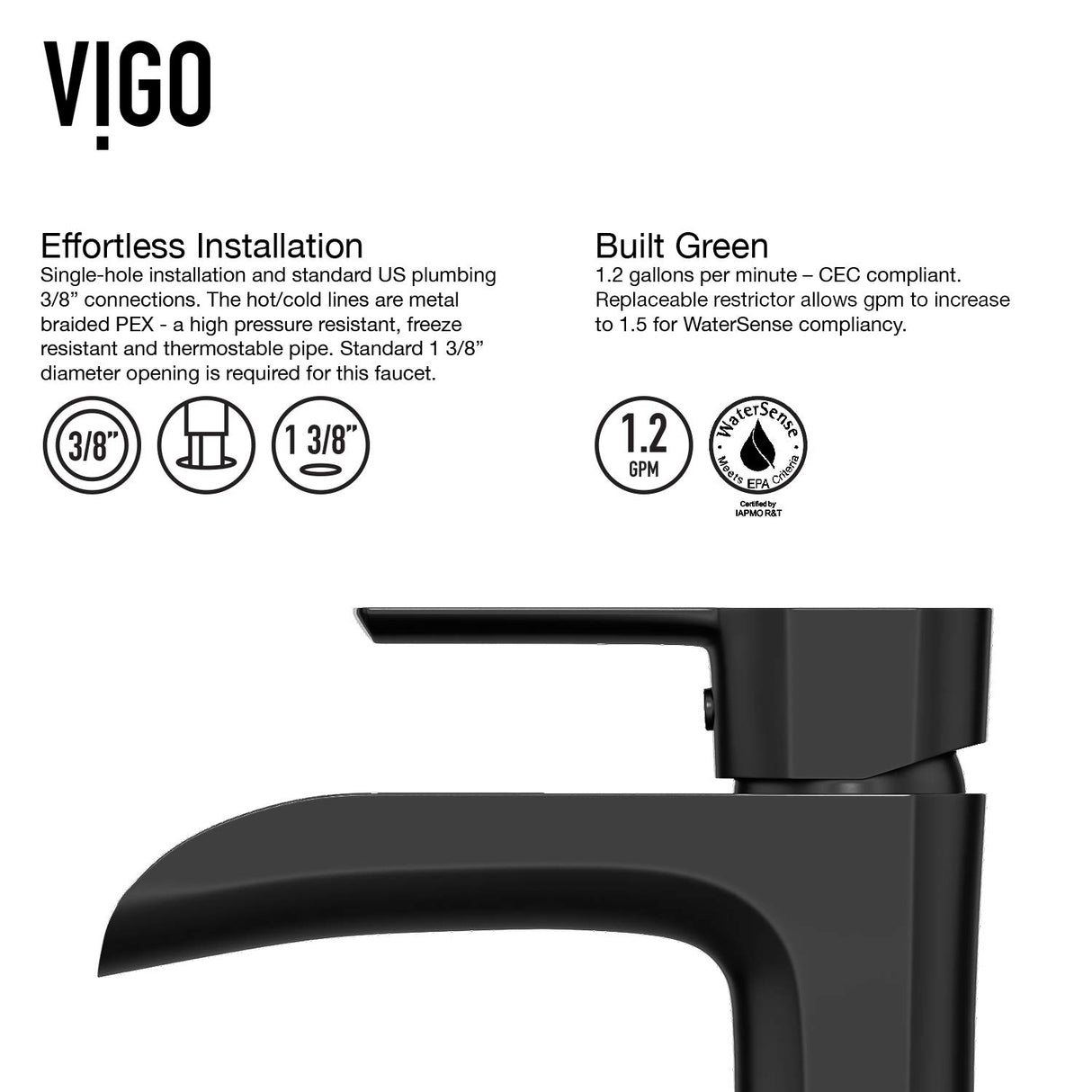 VIGO VGT987 13.5" L -23.13" W -10.5" H Handmade Countertop Matte Stone Oval Vessel Bathroom Sink Set in Matte White Finish with Matte Black Single-Handle Single Hole Waterfall Faucet and Pop Up Drain