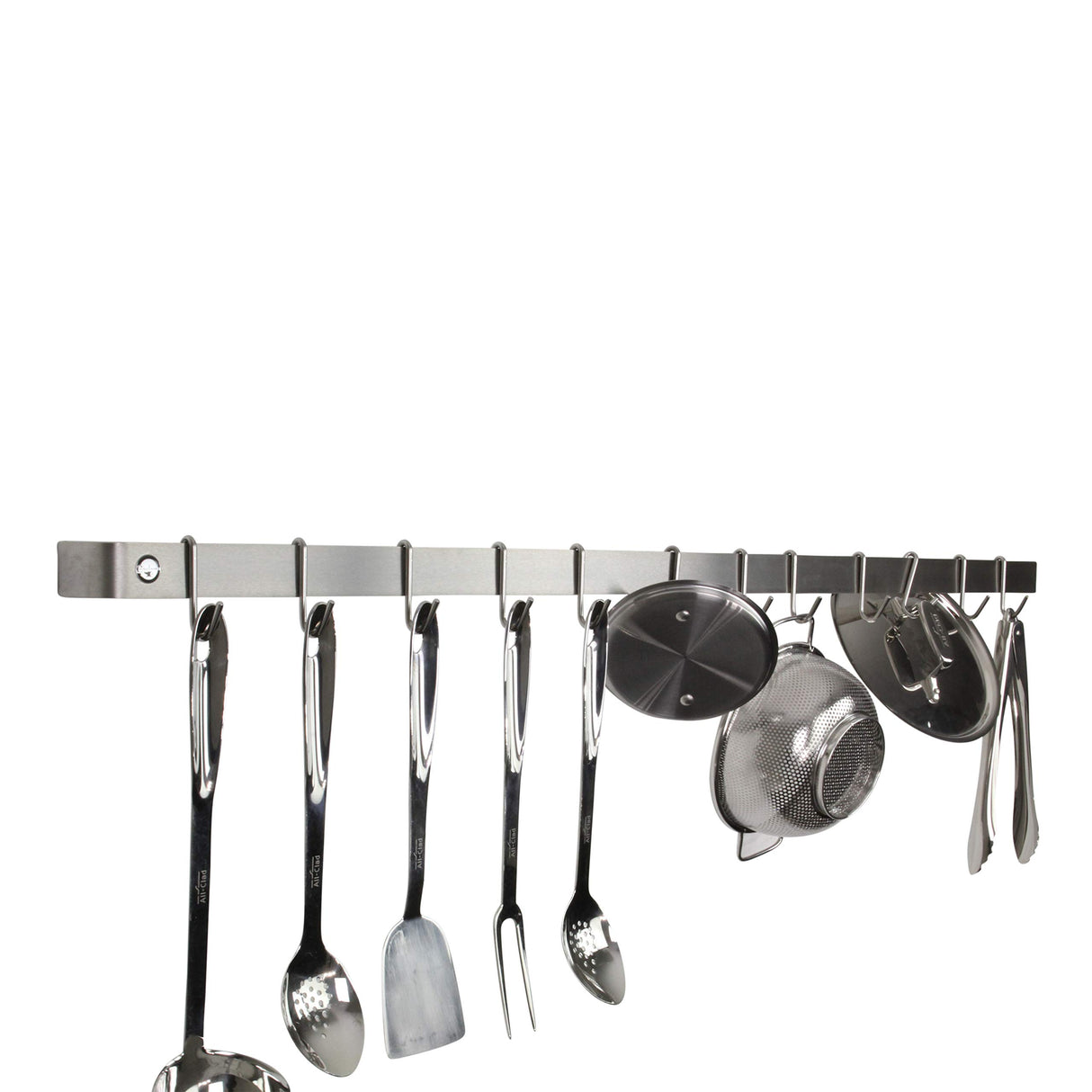 Enclume WR5 SS 48" Classic Wall Rack Utensil Bar w/ 12 Hooks SS
