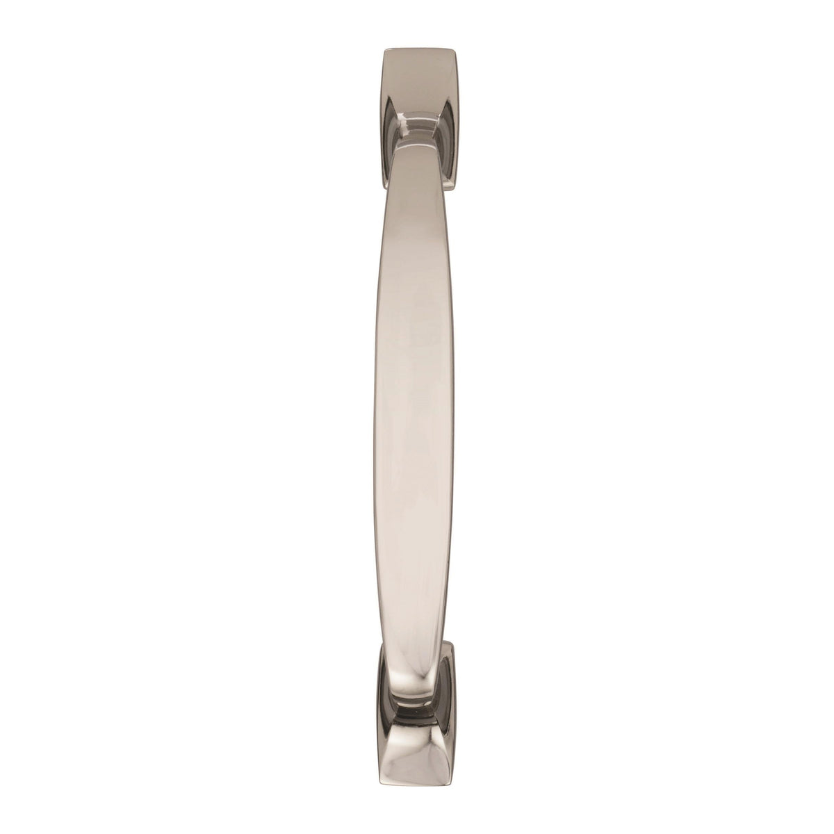 Amerock Cabinet Pull Polished Nickel 3-3/4 inch (96 mm) Center to Center Highland Ridge 1 Pack Drawer Pull Drawer Handle Cabinet Hardware