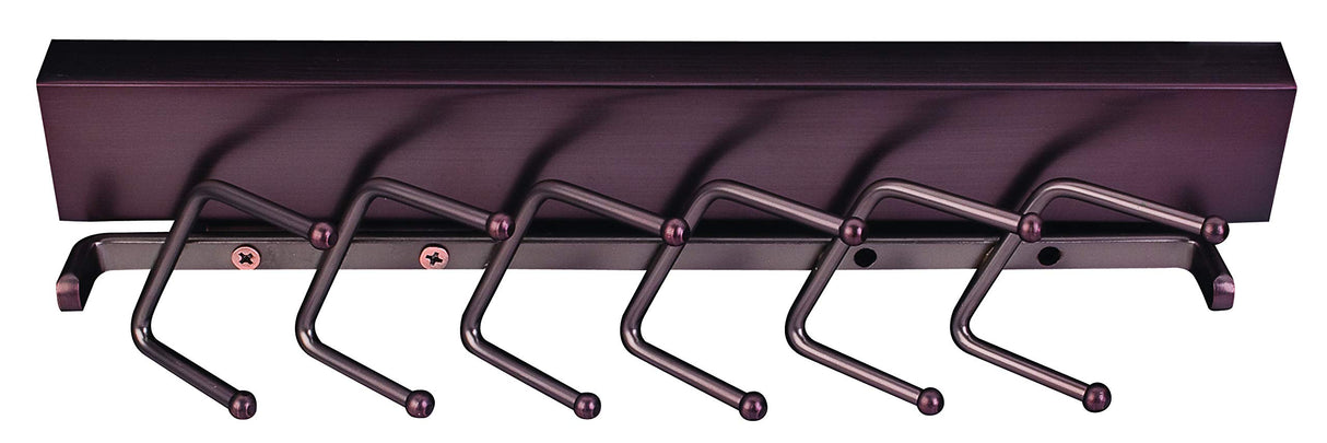 Hardware Resources 295T-DBAC Brushed Oil Rubbed Bronze 12" Sliding Tie Rack