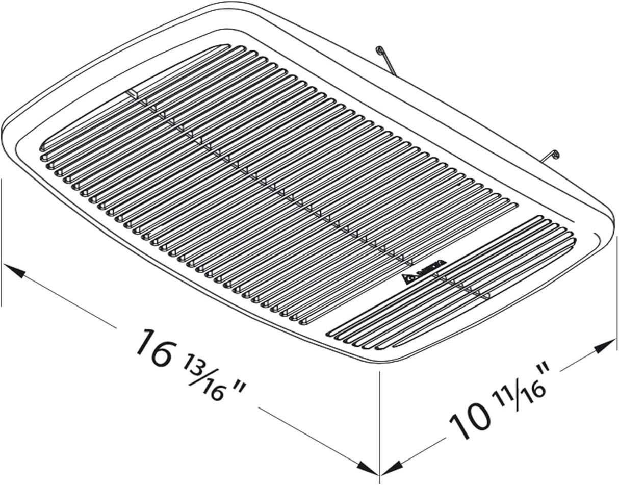 Delta Breez Radiance Exhaust Bathroom Fan 80 CFM Energy Efficient Quiet Operation Brushless Motor with Built-In Thermostat Heater, White