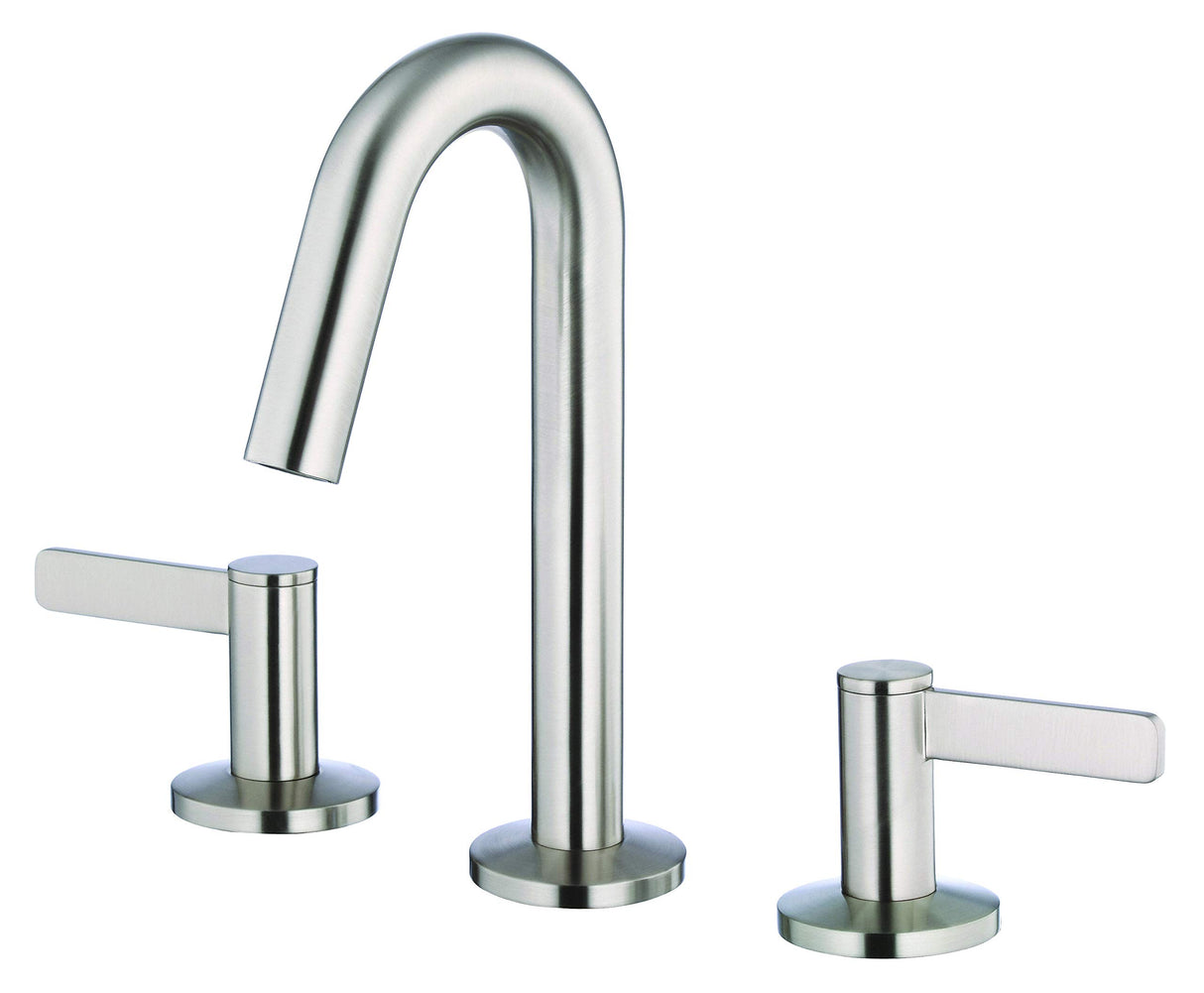 Gerber D303130BN Brushed Nickel Amalfi Two Handle Widespread Lavatory Faucet