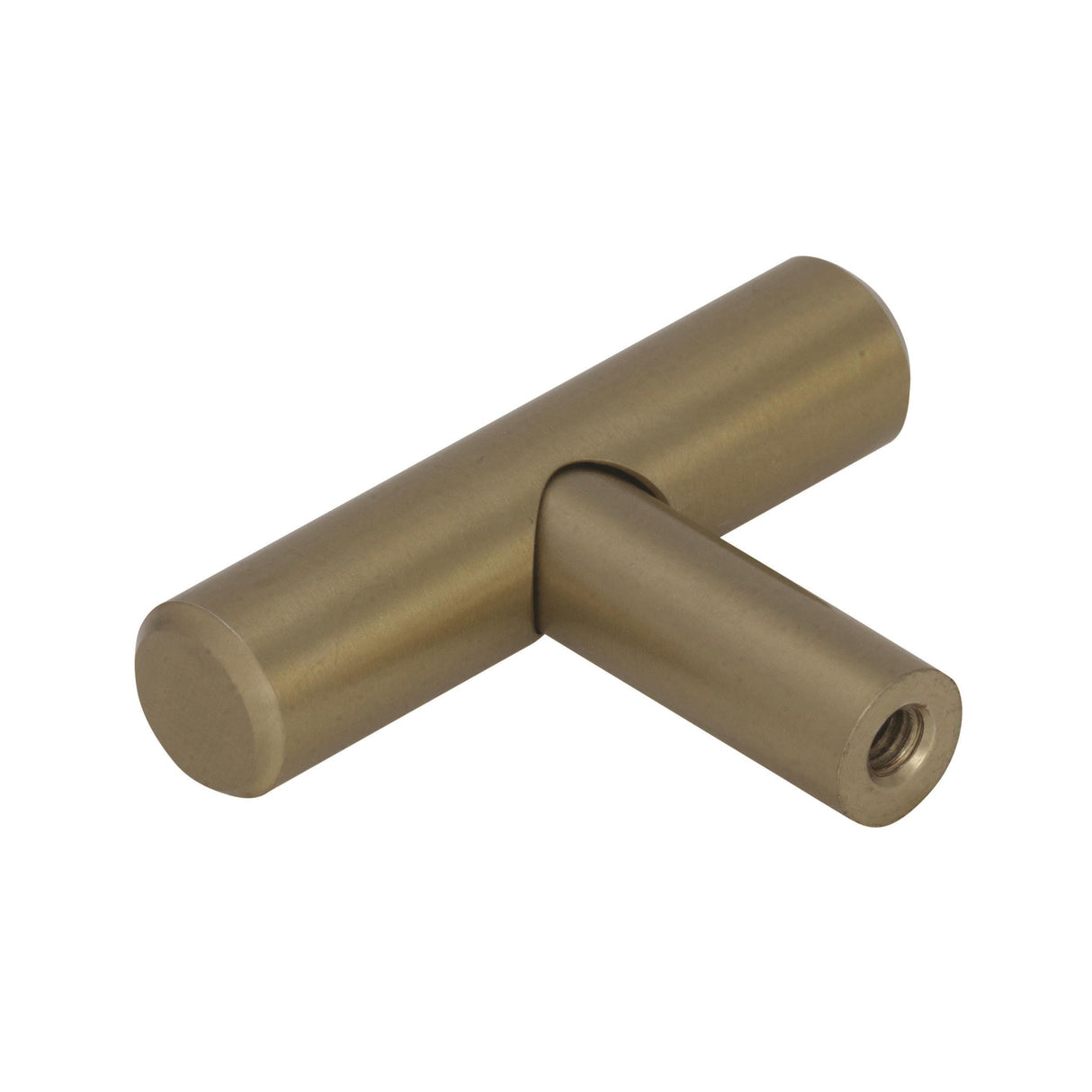 Amerock Cabinet Knob Golden Champagne 1-15/16 inch (49 mm) Length Bar Pulls 1 Pack Drawer Knob Cabinet Hardware