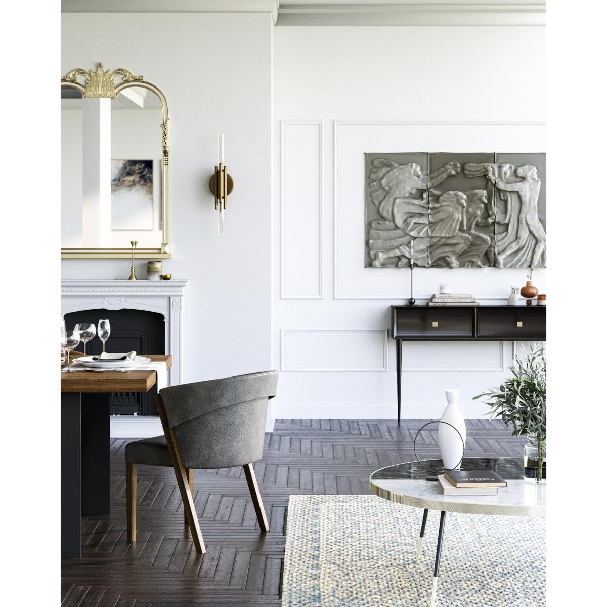 Alora WV335811VB TORRES 11" WV VINTAGE BRASS 2 X 60W E26