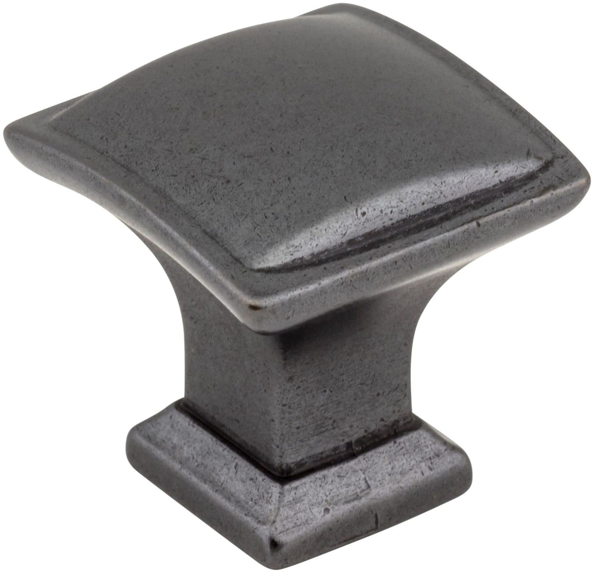 Jeffrey Alexander 435DACM 1-1/4" Overall Length Gun Metal Square Annadale Cabinet Knob