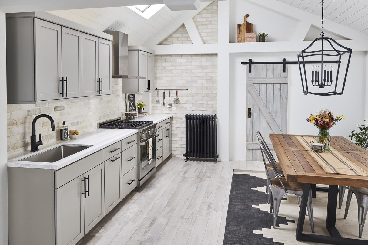 Elements 136MB 3" Center-to-Center Matte Black Naples Cabinet Bar Pull