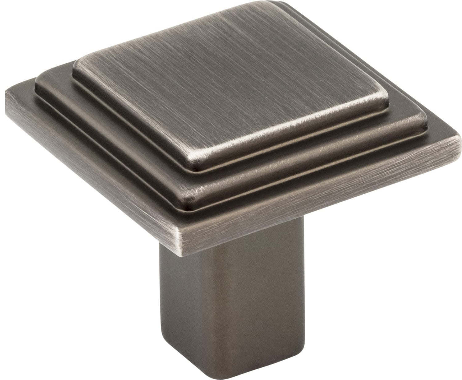 Elements 351BNBDL 1-1/8" Overall Length Brushed Pewter Square Calloway Cabinet Knob