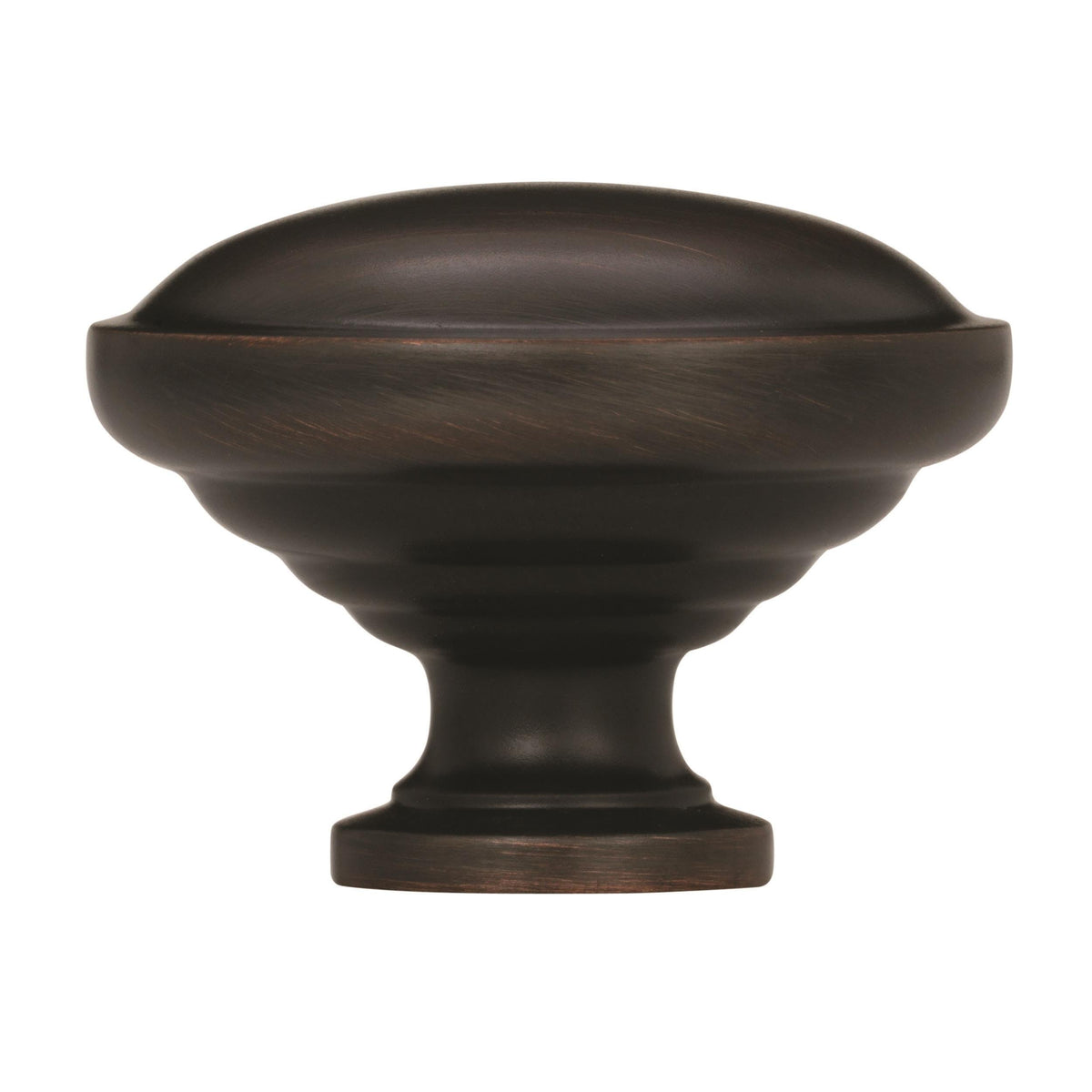 Amerock Cabinet Knob Oil Rubbed Bronze 1-1/4 inch (32 mm) Diameter Everyday Heritage 1 Pack Drawer Knob Cabinet Hardware