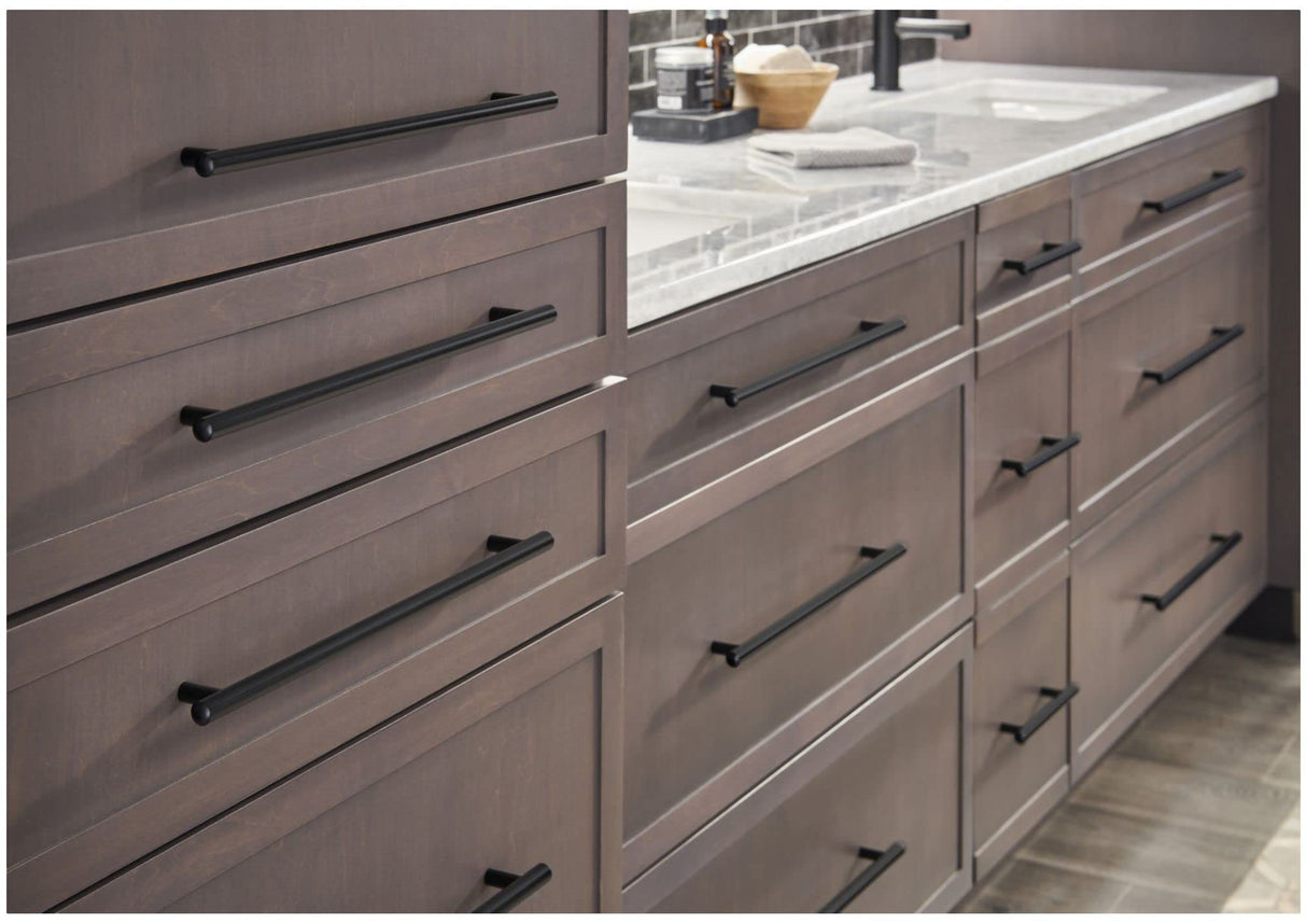 Jeffrey Alexander 48MB 1-7/8" Overall Length Matte Black Key West Cabinet Bar Pull