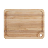 John Boos MPL1610125-FH-GRV Prestige Maple Wood Cutting Board for Kitchen Prep, 16 x 10 Inches, 1.25 Inches Thick Edge Grain Charcuterie Block with Juice Grooves 16X10X1.25 MPL-EDGE GR-PRESTIGE BRD