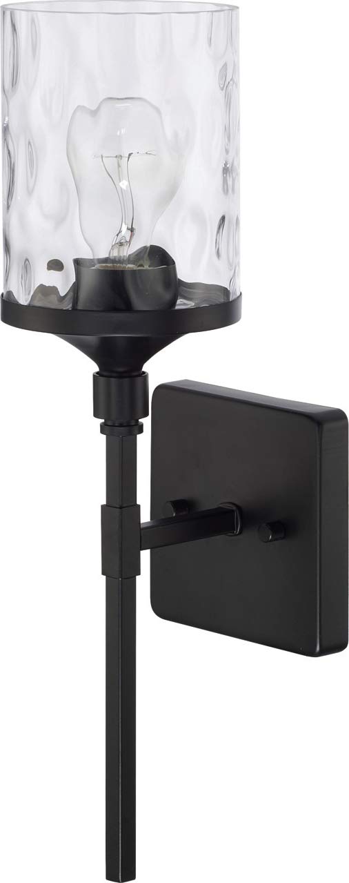 Capital Lighting 628811MB-451 Colton 1 Light Sconce Matte Black