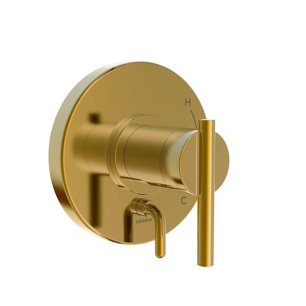 Gerber D500458BBTC Brushed Bronze Parma Valve-only Trim Kit, Diverter On Valve