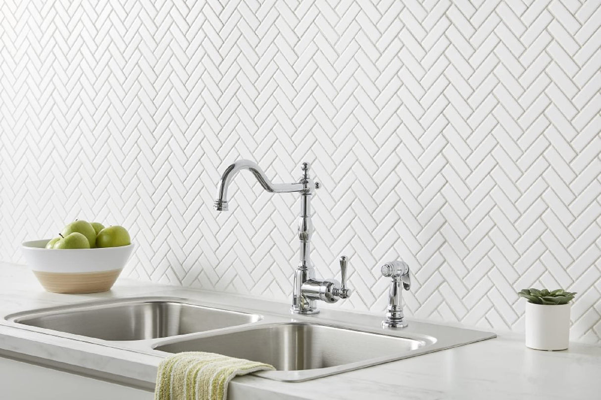 Gerber D401157 Chrome Opulence Single Handle Kitchen Faucet