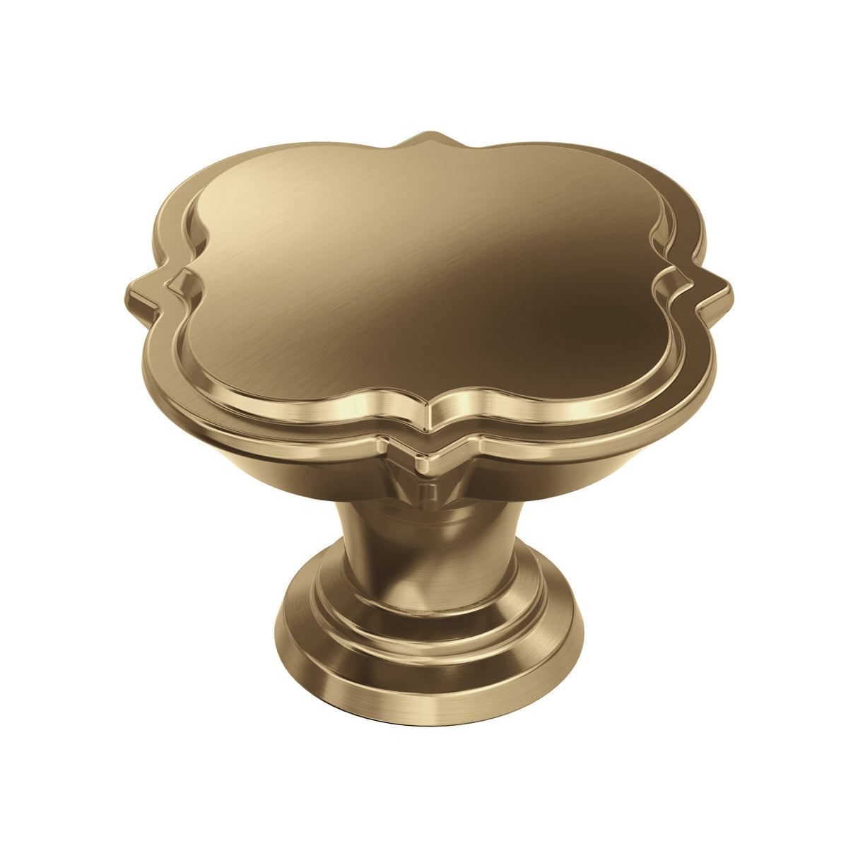 Amerock Cabinet Knob |Champagne Bronze 1-3/4 in (44 mm) Diameter Drawer Knob Grace Revitalize Kitchen and Bath Hardware Furniture Hardware