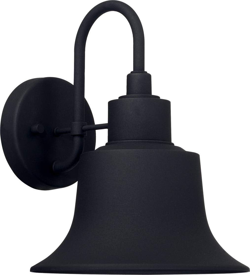 Capital Lighting 926311BK Brock 1 Light Outdoor Wall Lantern Black