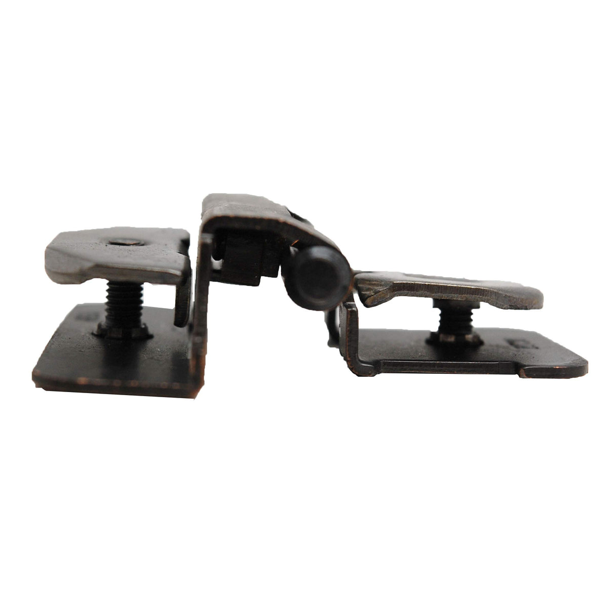 Amerock Double Demountable Cabinet Hinge 1/4 inch (6 mm) Overlay Hinge Oil Rubbed Bronze 2 Pack Self-Closing Hinge Cabinet Door Hinge