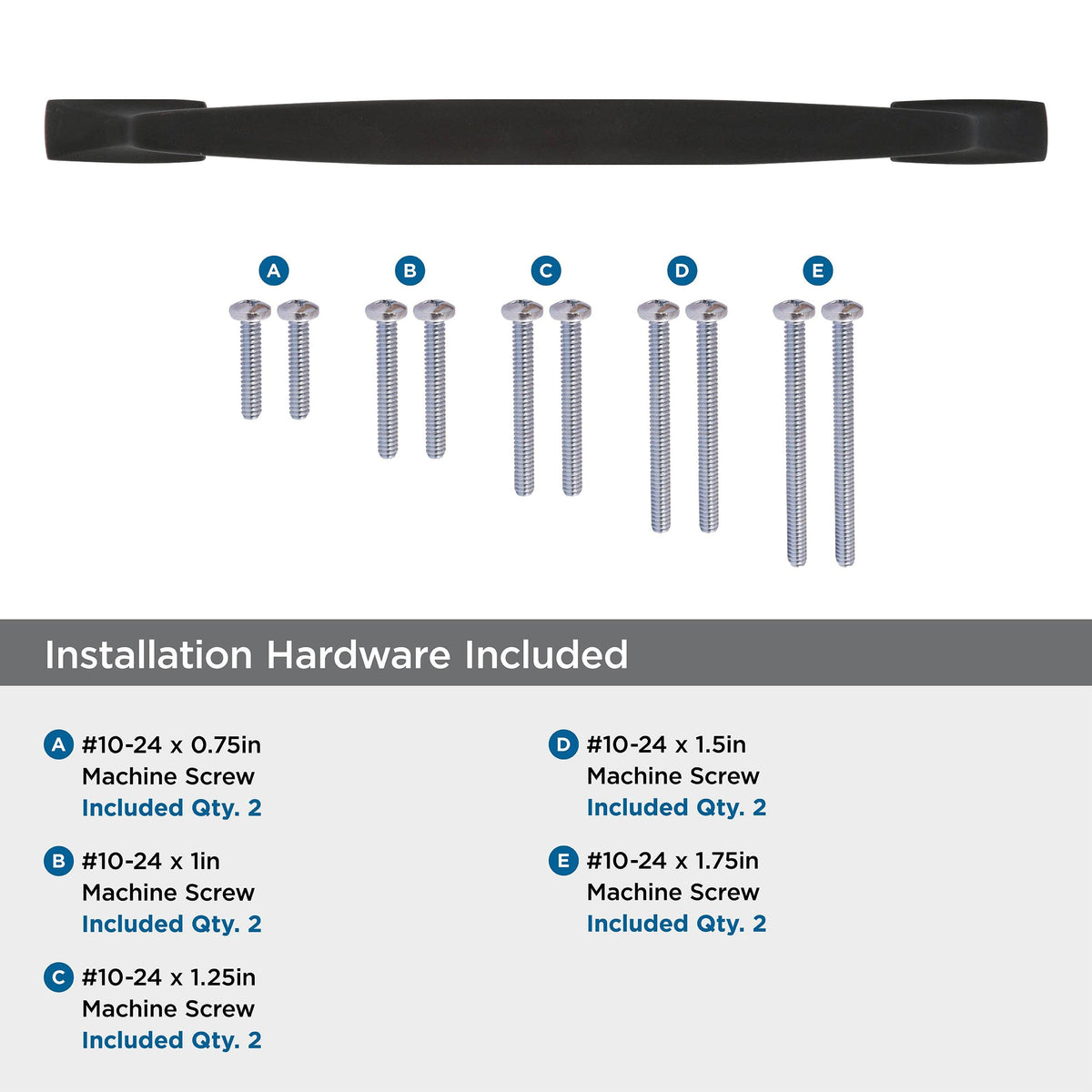 Amerock Appliance Pull Dark Oiled Bronze 12 inch (305 mm) Center to Center Highland Ridge 1 Pack Drawer Pull Drawer Handle Cabinet Hardware