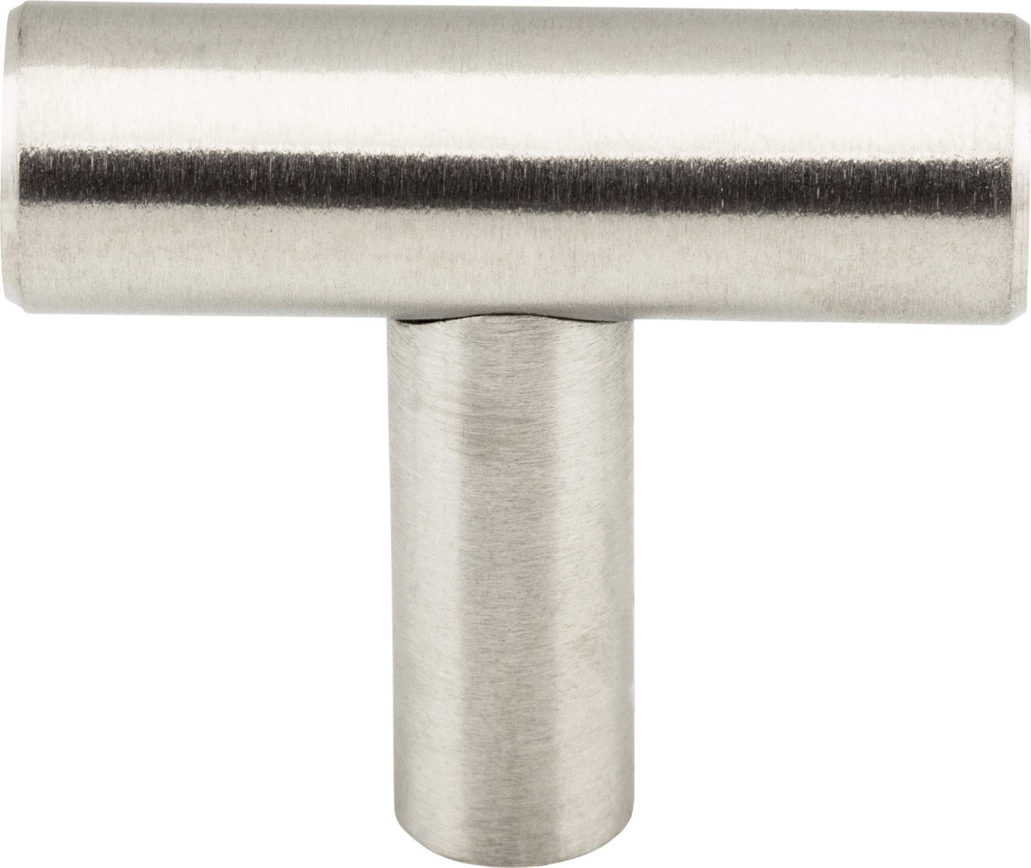 Elements 39SSMB 1-9/16" Overall Length Hollow Matte Black Stainless Steel Naples Cabinet "T" Knob