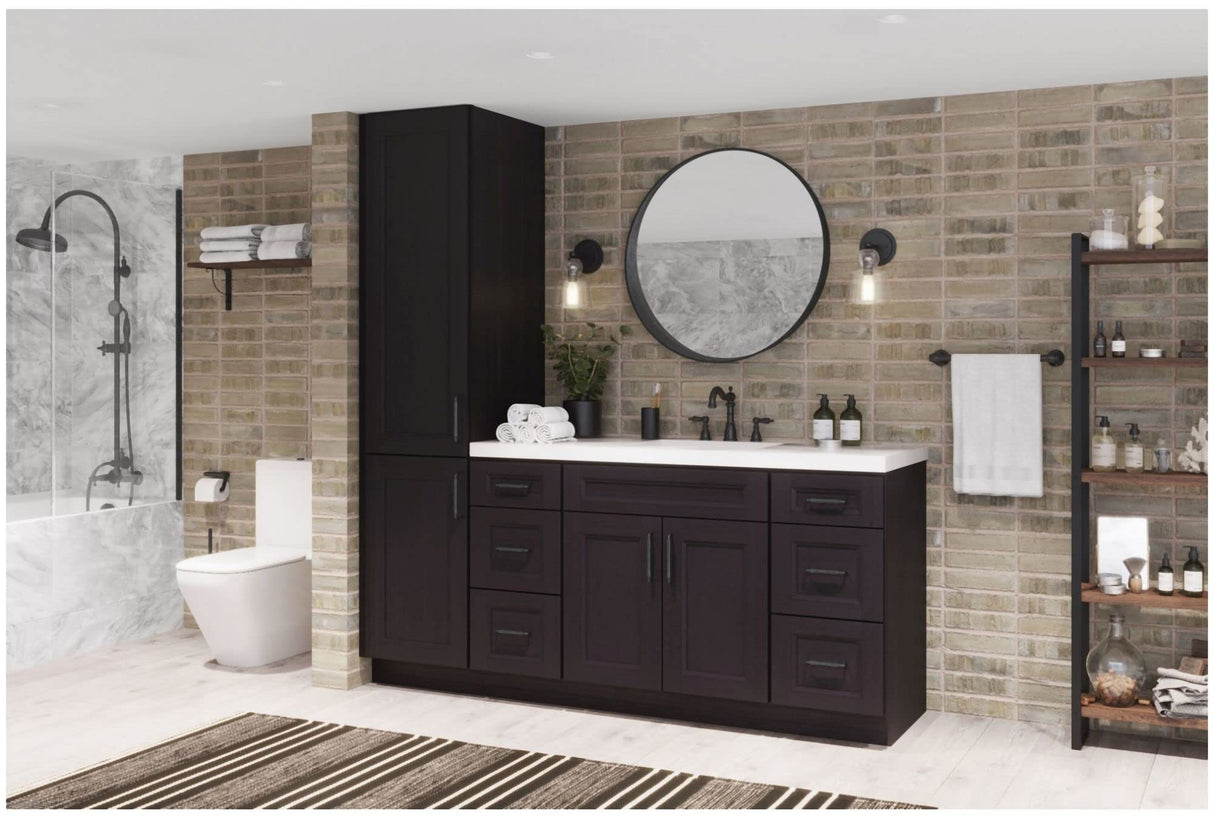 Jeffrey Alexander 537DBAC 96 mm Center-to-Center Brushed Oil Rubbed Bronze Barrel Bremen 2 Cabinet Pull