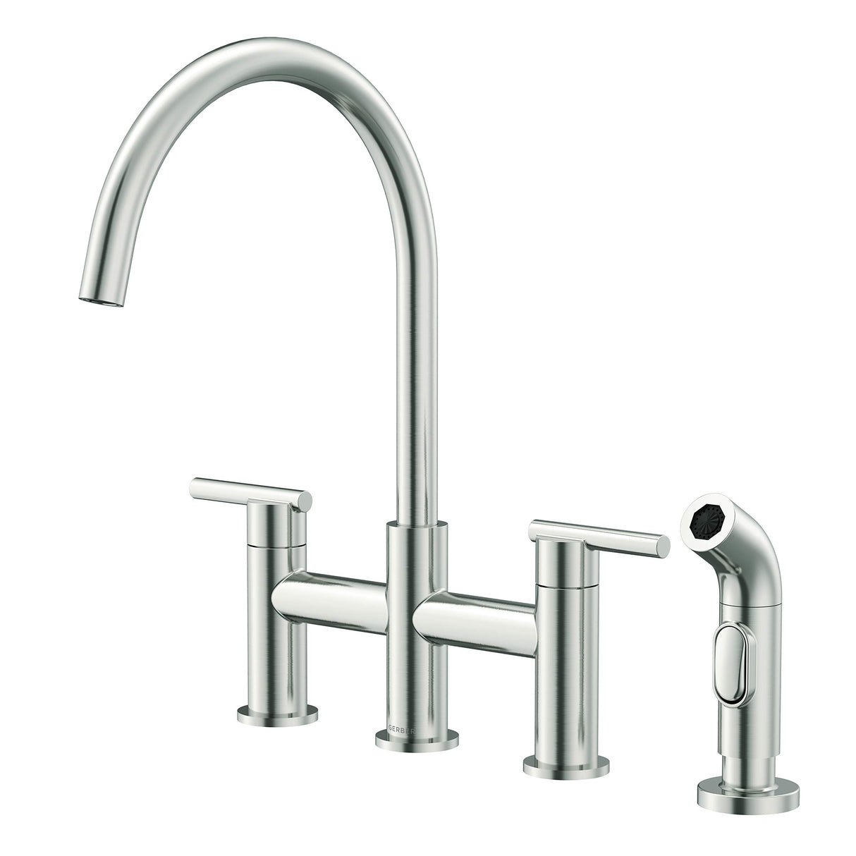 Gerber D424458SS Stainless Steel Parma Two Handle Bridge Faucet