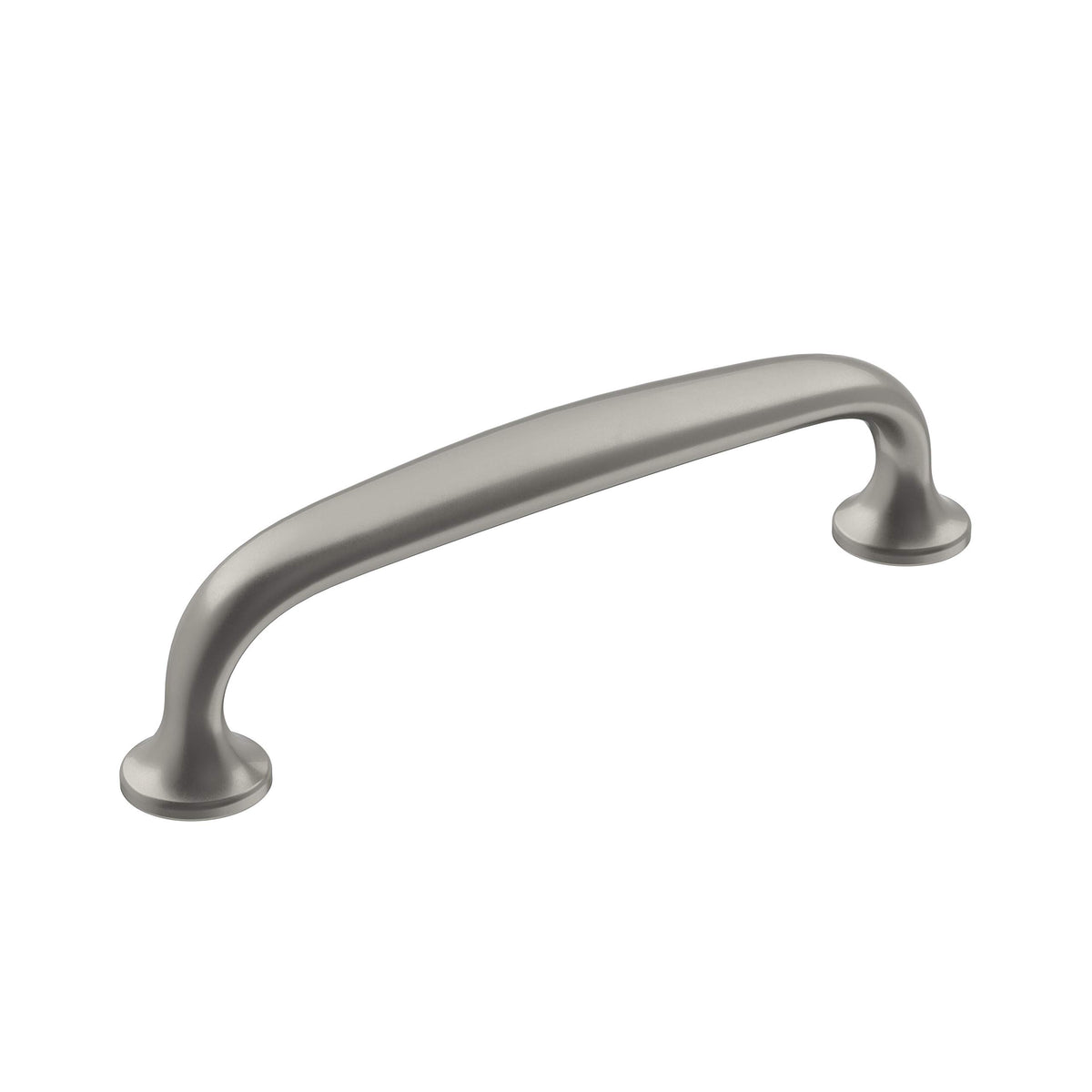 Amerock Cabinet Pull Satin Nickel 3-3/4 inch (96 mm) Center-to-Center Renown 1 Pack Drawer Pull Cabinet Handle Cabinet Hardware