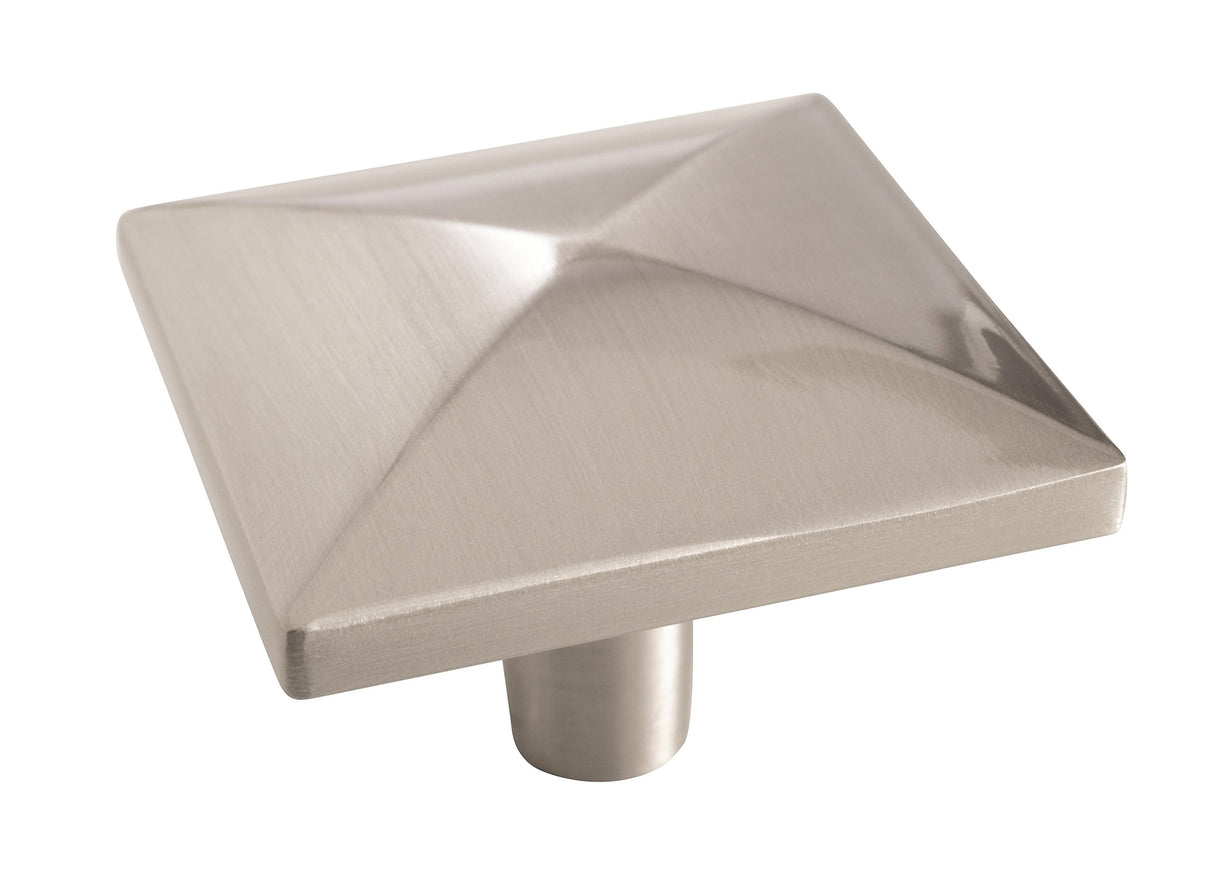 Amerock Cabinet Knob Satin Nickel 1-1/2 inch (38 mm) Length Extensity 1 Pack Drawer Knob Cabinet Hardware