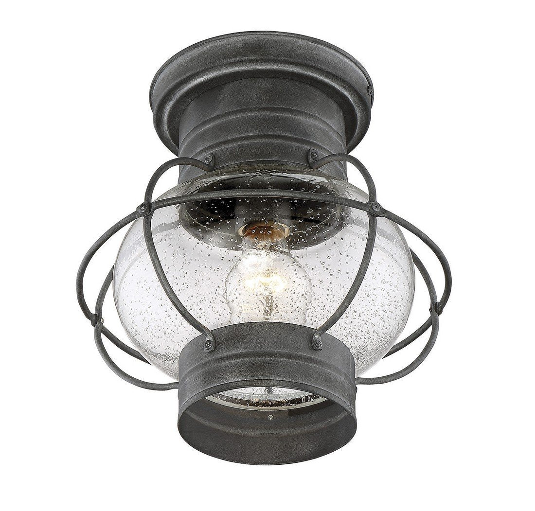 Savoy House 5-224-88 Enfield Outdoor Ceiling Mount in Oxidized Black